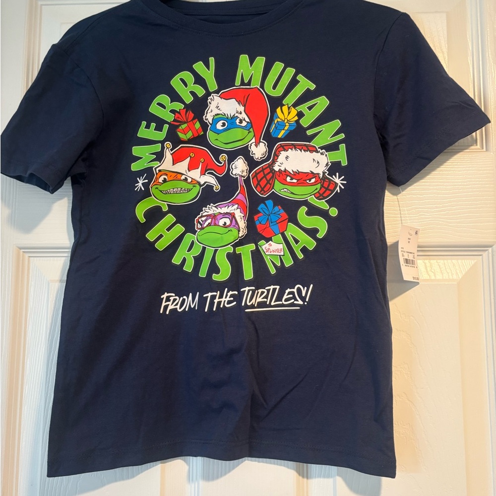 Teenage Ninja Turtle Christmas Shirt Multiple Sizes
